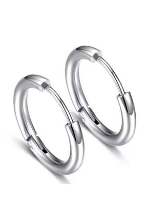 گوشواره نقره طوسی مردانه 925 عیار TakıConcept - کد 120298287