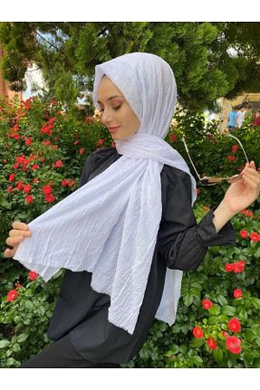 شال سفید زنانه پنبه ای şehri şal - کد 314643808