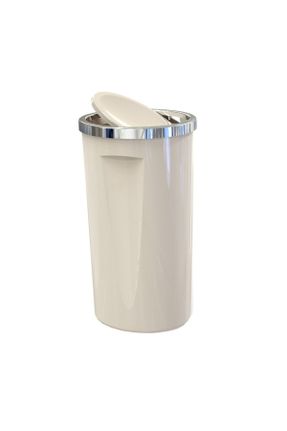 سطل زباله بژ پلاستیک 35 L کد 149798052