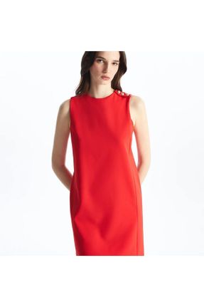 لباس قرمز زنانه بافتنی راحت کد 818944159