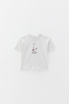 تی شرت طوسی بچه گانه اورسایز تکی طراحی کد 836872539