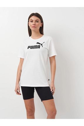 تیشرت اسپرت سفید زنانه پنبه پلی استر Puma - کد 823255228