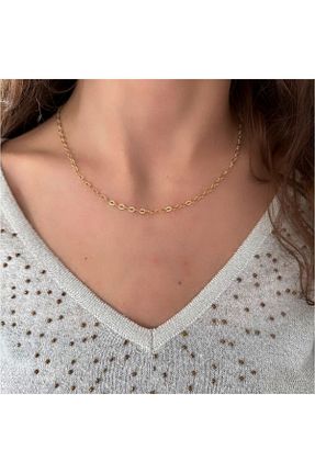گردنبند نقره طلائی زنانه 925 عیار Serline Desing - کد 641654172
