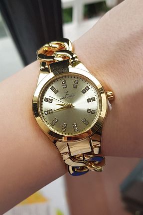ساعت مچی طلائی زنانه 36-40 میلی متر Daniel Klein - کد 32662257