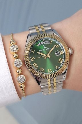 ساعت مچی سبز زنانه 31-35 میلی متر Daniel Klein - کد 739925186