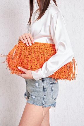 کیف دستی نارنجی زنانه سایز متوسط ANJEA - کد 709604728