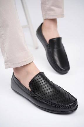 کفش کلاسیک مشکی مردانه چرم مصنوعی پاشنه کوتاه ( 4 - 1 cm ) پاشنه ساده کد 35818479
