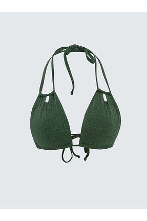بالاتنه بیکینی سبز زنانه ساده LC Waikiki - کد 837064714