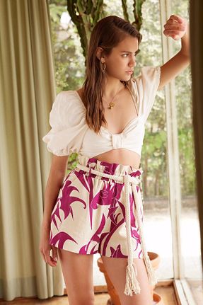 شلوارک و برمودا صورتی زنانه رگولار Dahlia Bianca - کد 744810648