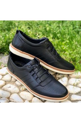 کفش کلاسیک مشکی مردانه چرم مصنوعی پاشنه کوتاه ( 4 - 1 cm ) کد 31366481