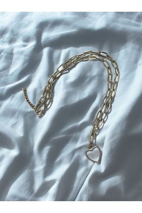 گردنبند جواهر زنانه روکش نقره کد 837047048