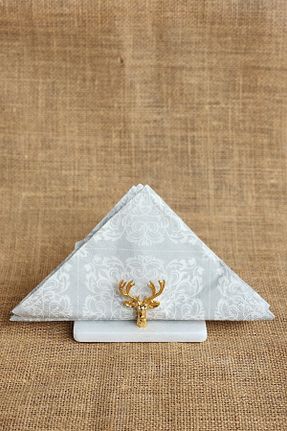 جا دستمال کاغذی طلائی ioadesign - کد 709557205