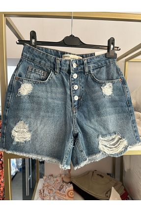 شلوارک و برمودا آبی زنانه جین Dressi - کد 747202966