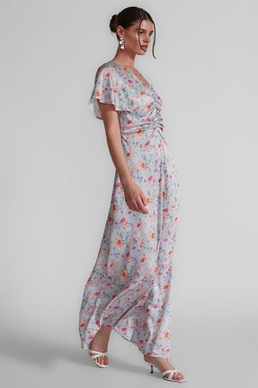 لباس طوسی زنانه بافتنی LAMODEMAPASS - کد 837130844