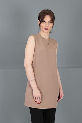 تونیک حجاب سرمه ای زنانه مخلوط پلی استر ÖNDER ÖZSOY - کد 113369857