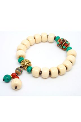 دستبند جواهر سفید زنانه استیل (فولاد) Omark Cotton - کد 837174397