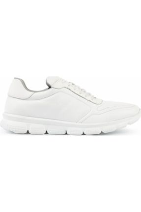 کفش پیاده روی سفید مردانه پارچه ای پارچه نساجی کد 46414925