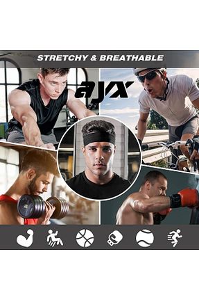 کش سر ورزشکار سفید ayx - کد 837099402