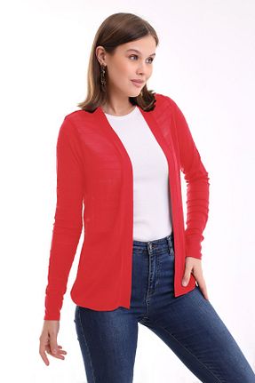 رویه حجاب قرمز زنانه ویسکون Şiir - کد 815241673