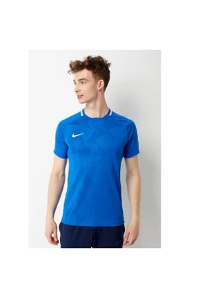 تی شرت اسپرت آبی مردانه تنگ / اسلیم پلی استر کد 5911533