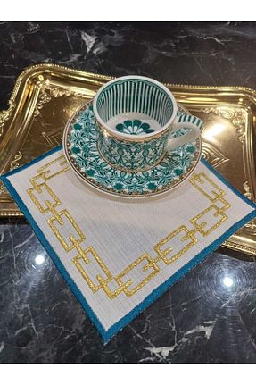 سرویس آمریکائی آبی مربع LASETU - کد 806160813