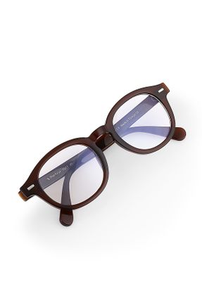 عینک محافظ نور آبی قهوه ای مردانه 48 کد 217590530