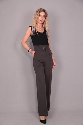 شلوار طوسی زنانه پنبه - پلی استر - الاستین ÖNDER ÖZSOY - کد 744883994