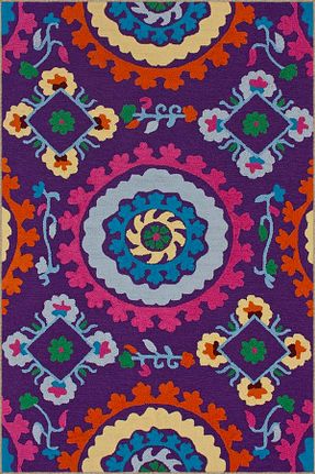 فرش رنگی قابل شستشو Rugs Modern Halı - کد 837167946