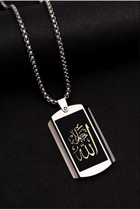 گردنبند استیل ( فولاد ) سفید مردانه استیل (فولاد) vogutima - کد 803194325