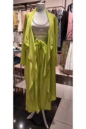 کیمونو و کافتان سبز زنانه پلی استر DAMLA BUTİK EREĞLİ DAMLA ATAKAN - کد 837205872