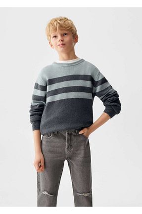 شلوار جین طوسی بچه گانه رگولار MANGO Kids - کد 792915726