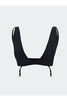 بالاتنه بیکینی مشکی زنانه ساده LC Waikiki - کد 837064628