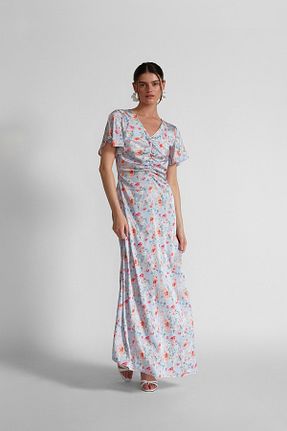 لباس طوسی زنانه بافتنی LAMODEMAPASS - کد 837130844