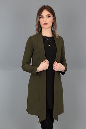 کت خاکی زنانه Blazer ÖNDER ÖZSOY - کد 372061043
