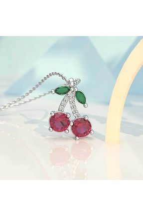 گردنبند نقره سفید زنانه 925 عیار vogutima jewelery&silver by timuçin mavili - کد 703461668