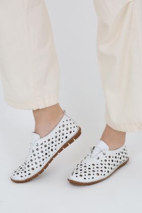 کفش کژوال سفید زنانه پاشنه کوتاه ( 4 - 1 cm ) پاشنه ساده کد 834792790