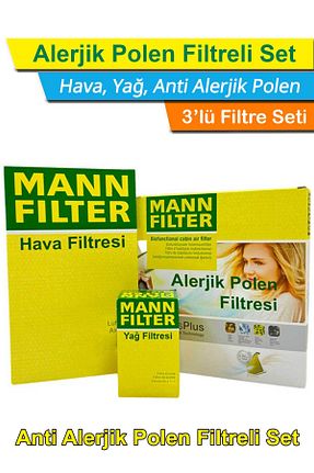 ست فیلتر خودرو Mann Filter - کد 230398758