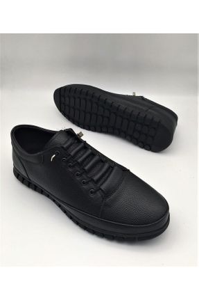 کفش کلاسیک مشکی مردانه چرم مصنوعی پاشنه کوتاه ( 4 - 1 cm ) پاشنه ساده کد 365286920