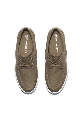 کفش اسنیکر قهوه ای مردانه بند دار Timberland - کد 837325866