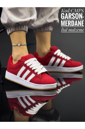 کفش کژوال قرمز زنانه جیر پاشنه کوتاه ( 4 - 1 cm ) پاشنه ساده کد 833991622
