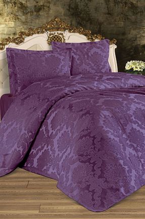 روتختی دونفره بنفش پنبه - ساتن Çeyiz Diyarı - کد 4909005