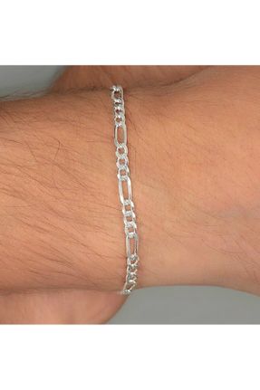دستبند استیل سفید زنانه فولاد ( استیل ) کد 755596497