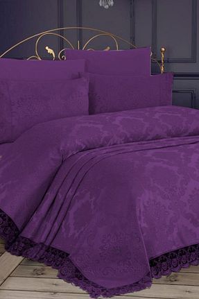 روتختی سایز بزرگ بنفش 250 x 260 Çeyiz Diyarı - کد 43233832