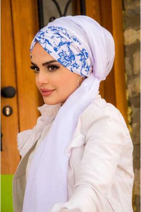 کلاه شنای اسلامی سفید زنانه کد 681070372