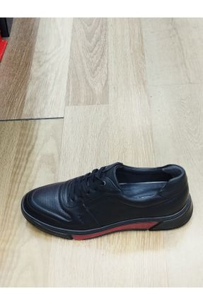 کفش کلاسیک مشکی مردانه چرم طبیعی پاشنه کوتاه ( 4 - 1 cm ) پاشنه ساده کد 834831991