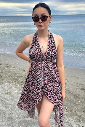 رویه بیکینی صورتی زنانه لیکرا Elizan - کد 837408034