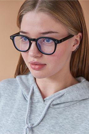 عینک محافظ نور آبی مشکی زنانه 48 Bilge Karga - کد 796153470