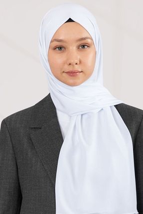 شال سفید زنانه Medine İpeği hijabchi - کد 804597376