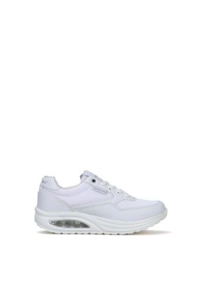 کفش پیاده روی سفید زنانه پارچه ای پارچه نساجی کد 457012316