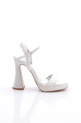 کفش مجلسی سفید زنانه پاشنه بلند ( +10 cm) پاشنه پلت فرم کد 829543325